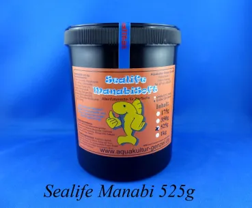 Sealife Manabi in unserer großen 525g Verpackung für große Züchter und Zierfisch Zuchtanlagen